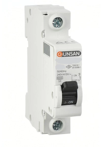 Günsan Valta 1x50a C Tipi 6ka W Otomat ürün görseli 1