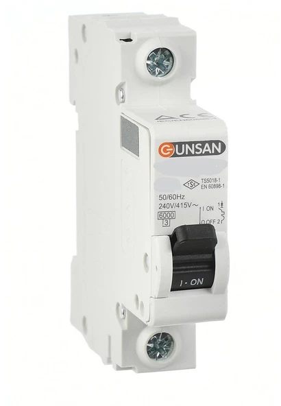 Günsan Valta 1x25a B Tipi 6ka W Otomat ürün görseli 1