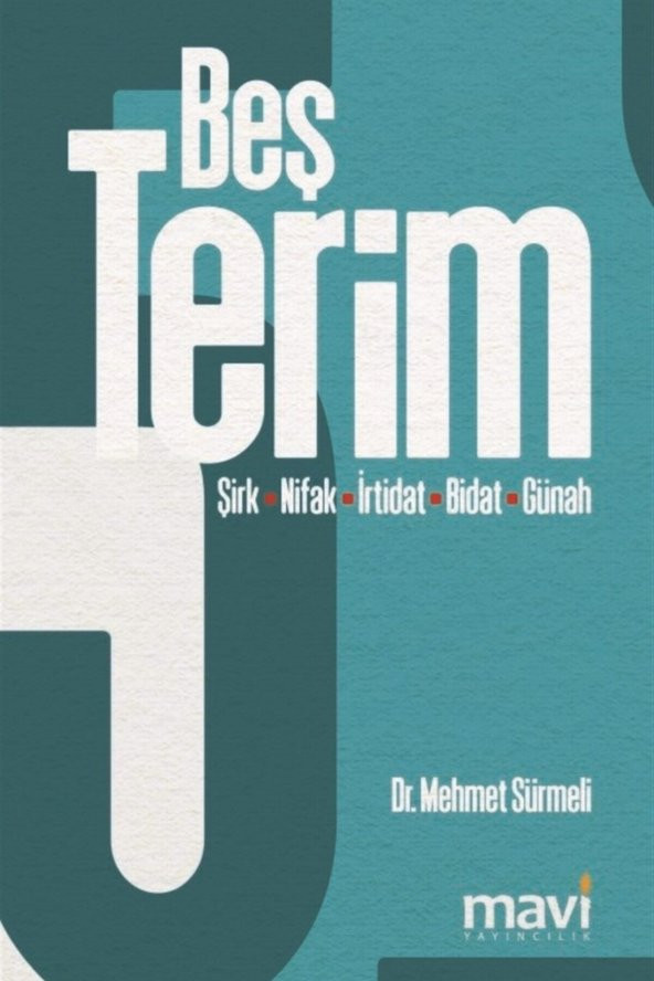 Beş Terim - Mehmet Sürmeli 9786059899376 ürün görseli 1