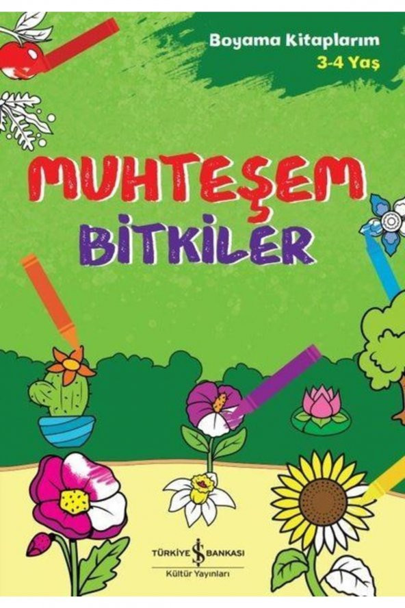 Muhteşem Bitkiler - Boyama Kitaplarım 3 - 4 Yaş ürün görseli 1
