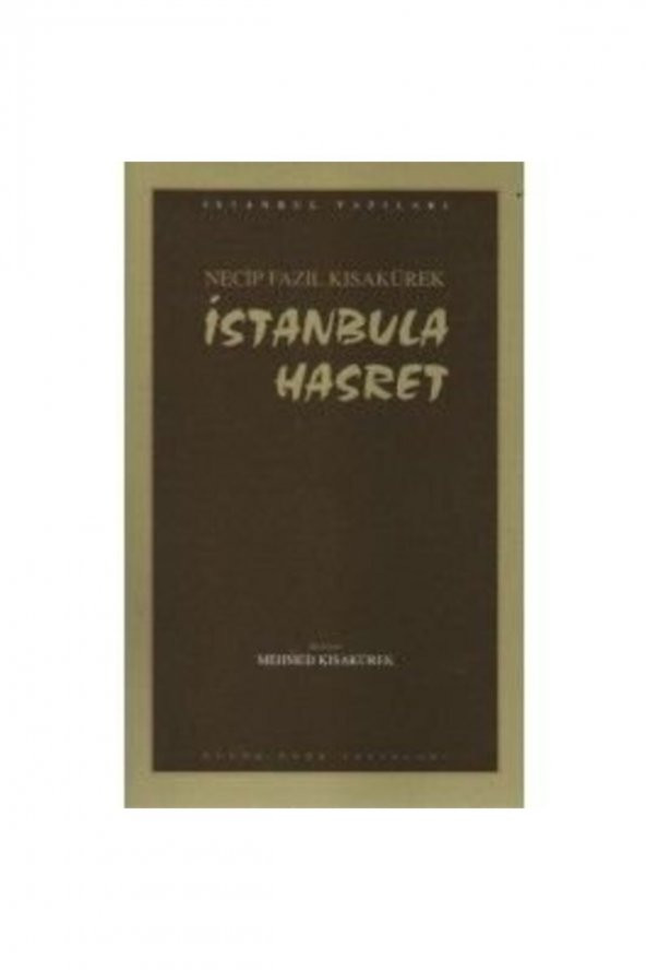 Istanbula Hasret, Necip Fazıl Kısakürek, ürün görseli 1