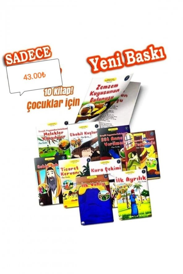 Çoçuklar Için Peygamberimizin Mekke Dönemi 10 Kitap ürün görseli 1