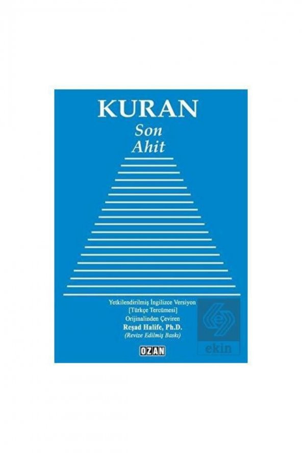 Kuran - Son Ahit - Reşad Halife 9786057569813 ürün görseli 1