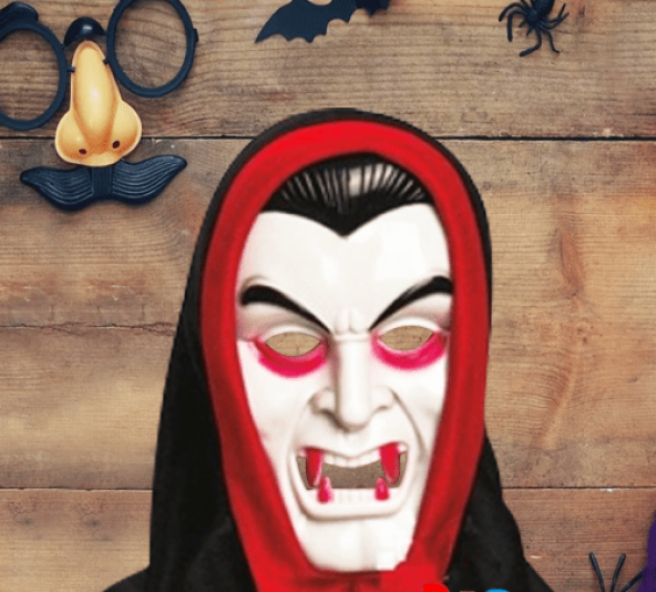 Halloween Maske Vanpir - Resim 2