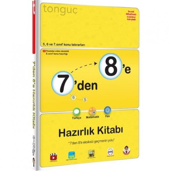 Tonguç 7 Den 8 E Hazırlık Kitabı ürün görseli 1