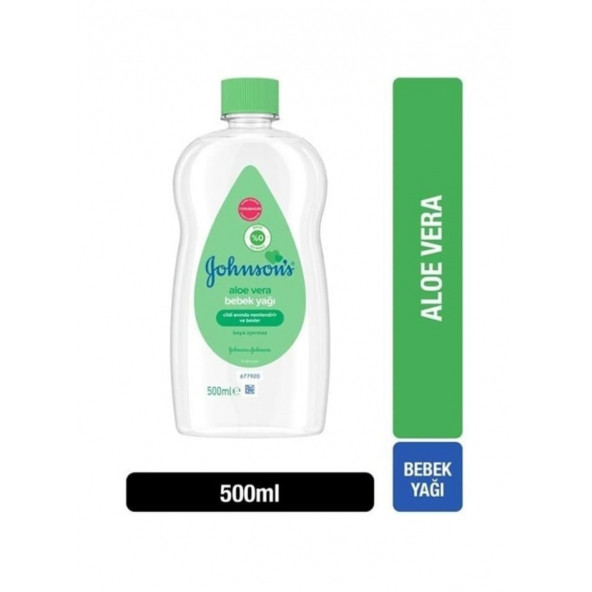 Johnson's Baby Aloe Vera Bebek Yağı 500 ML ürün görseli 1