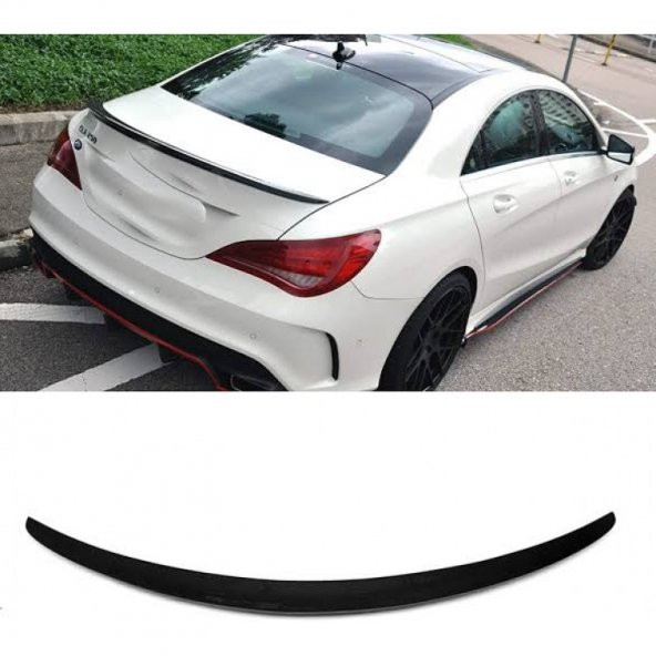 Mercedes W117 Cla45 Style Bagaj Üstü Plastik 2012-2018 Spoiler ürün görseli 1