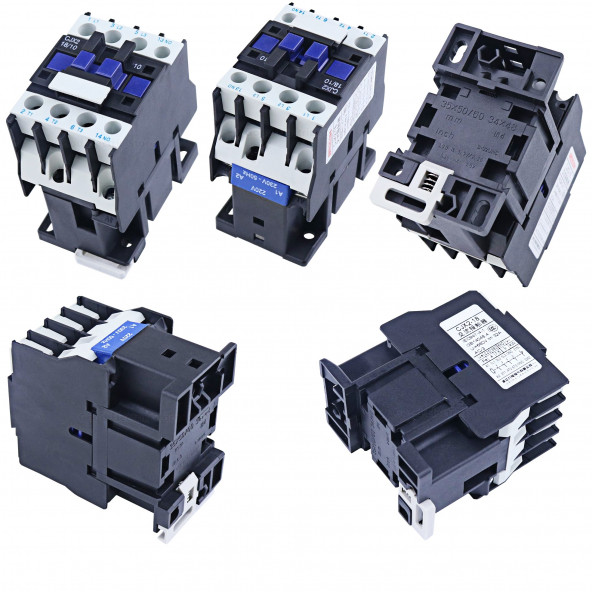 380V Trifaze 9 Amper  220AC Bobinli Kontaktör - Resim 4