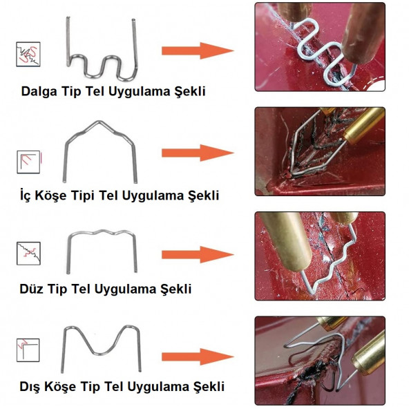 Yate10 1000 Adet Set Plastik Kaynak Zımba Teli ürün görseli 1