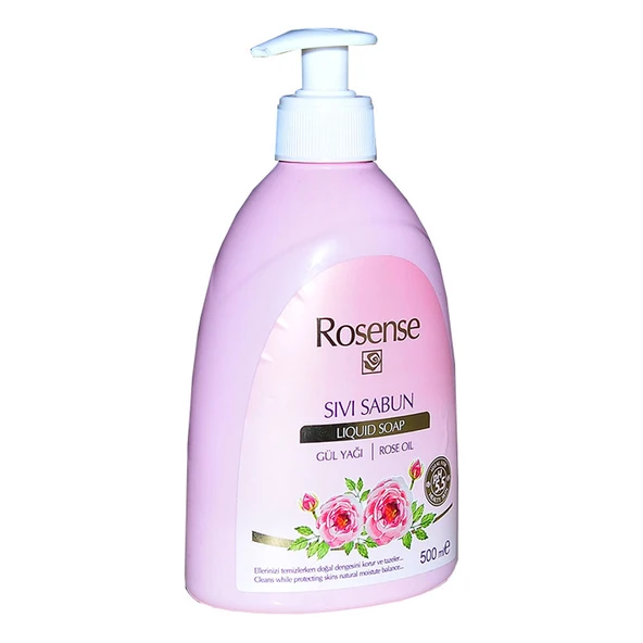 Gül Yağlı Sıvı Sabun 500 ML - Resim 3