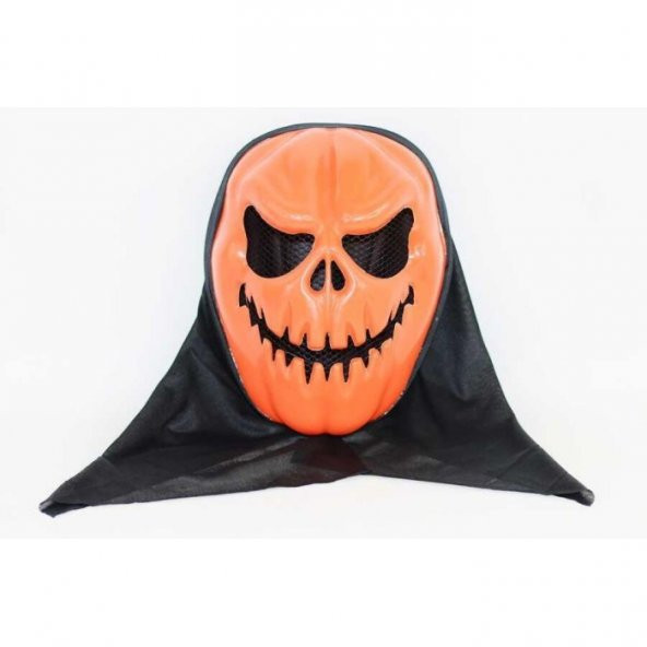 Halloween Maske Bal Kabağı Fileli ürün görseli 1