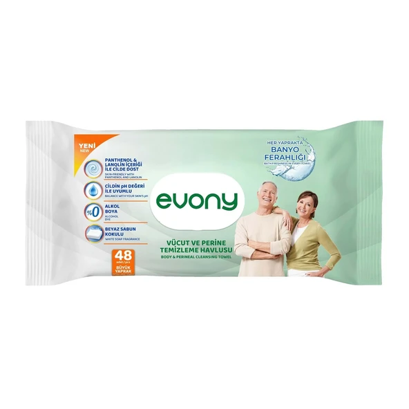 Evony Hijyenik Temizlik Mendili 48x24 1152 Yaprak ürün görseli 1