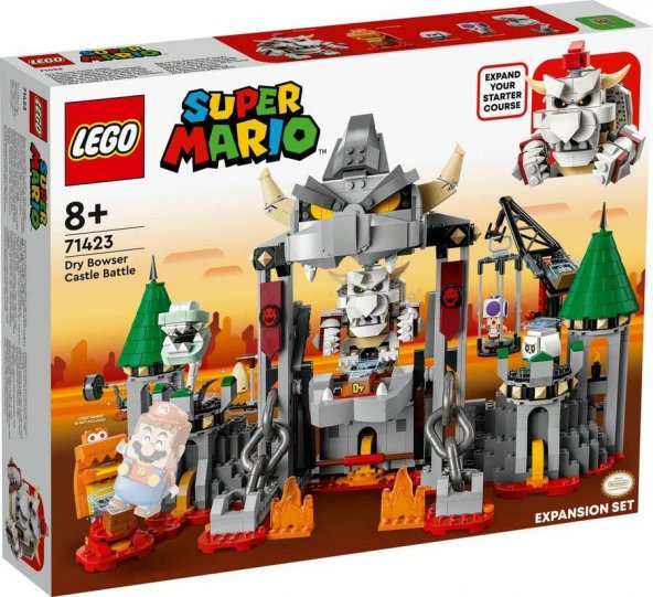 LEGO Super Mario 71423 Dry Bowser Castle Battle ürün görseli 1