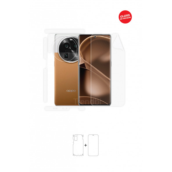 OPPO FİND X6 PRO FULL BODY 360 DERECE KORUYUCU TPU FİLM ürün görseli 1