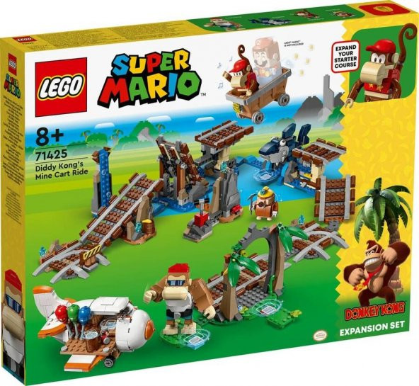 LEGO Super Mario 71425 Diddy Kongs Mine Cart Ride ürün görseli 1