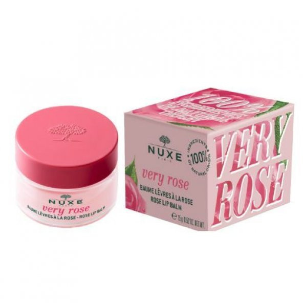 Nuxe Very Rose Gül Özlü Dudak Balmı 15 gr ürün görseli 1