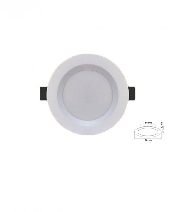 5W Smd Led Plastik Spot Beyaz Amber Işık 2 Adet ürün görseli 1