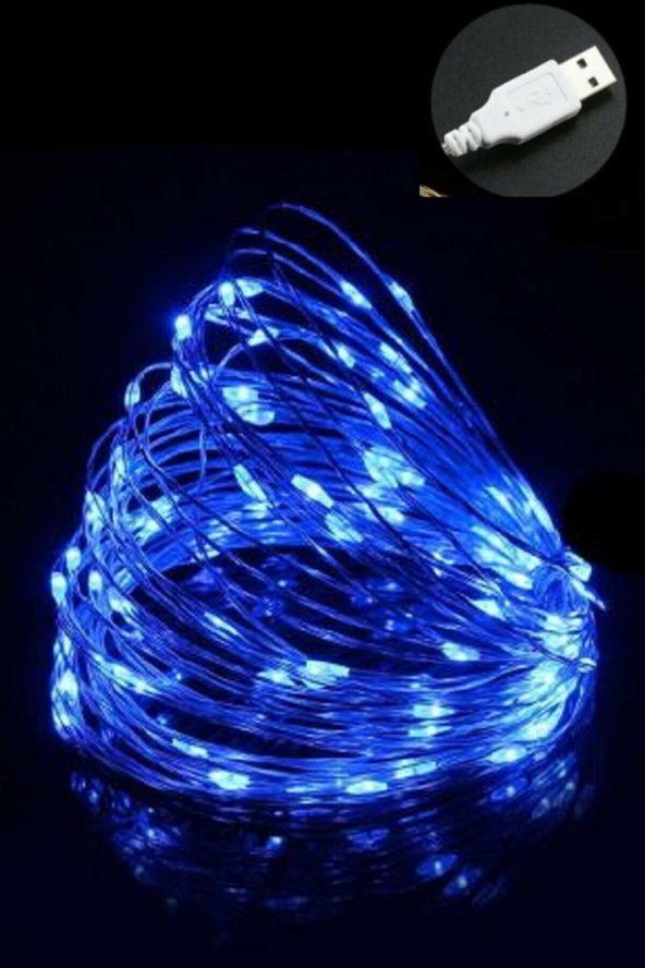 Peri Led Işık 5 Metre Usbli Mavi ürün görseli 1