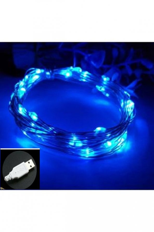 Peri Led Işık 5 Metre Usbli Mavi - Resim 3