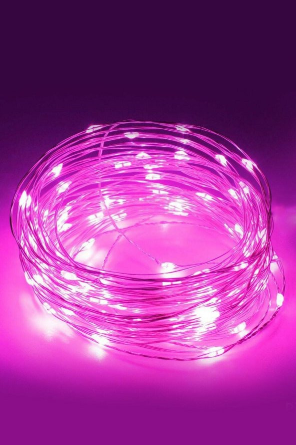 5 Metre Peri Led Pembe Işık Yüksek Kaliteli (3 Fonksiyonlu) ürün görseli 1