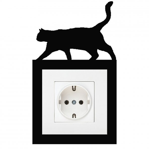 Prizlik Kedi Duvar Süsü Duvar Dekorasyonu 3 Mm Mdf 11x19 ürün görseli 1