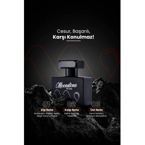 Wörf Moonstone Edc Erkek Parfüm 50 ML - Resim 2