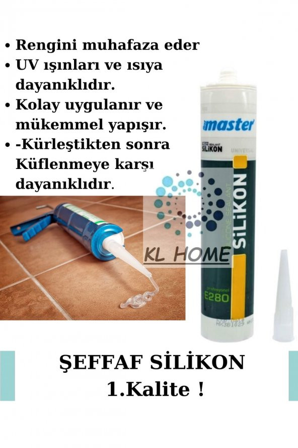 Profesyonel Kalite Silikon Şeffaf 1 Adet ürün görseli 1