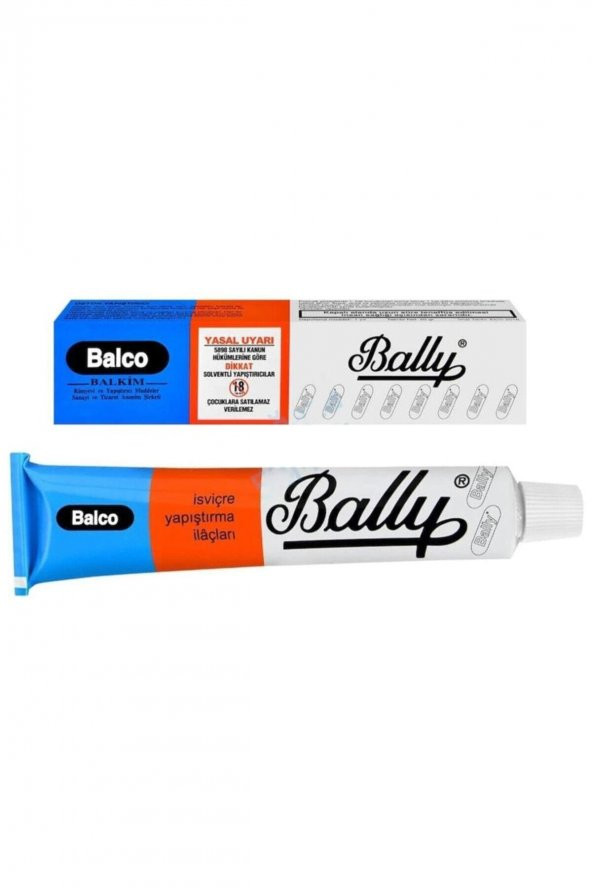 Çok Amaçlı Bally Tüp Yapıştırıcı Deri Kösele Lastik Kumaş Kağıt Tahta Cam 50 Gr ürün görseli 1
