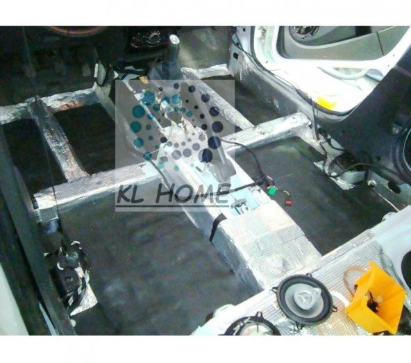 6 mm 50cmx100cm YAPIŞKANLI OTO KARAVAN EV SES AKUSTİK KAUÇUK YALITIM KL HOME ürün görseli 1