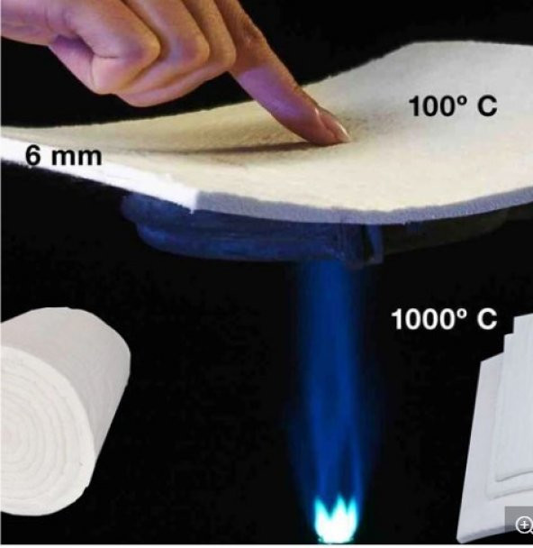 10MM NANOTECH SÜPER İZOLASYON AEROGEL BLANKET HT650 (+650°C) 10CM*100CM=0,10M2 ürün görseli 1