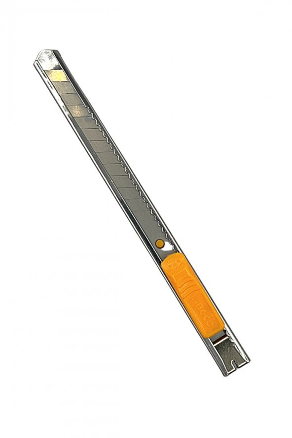 Snap-off bıçak ince cep tip  Metal Maket Bıçağı falçata 9x80 Mm ürün görseli 1