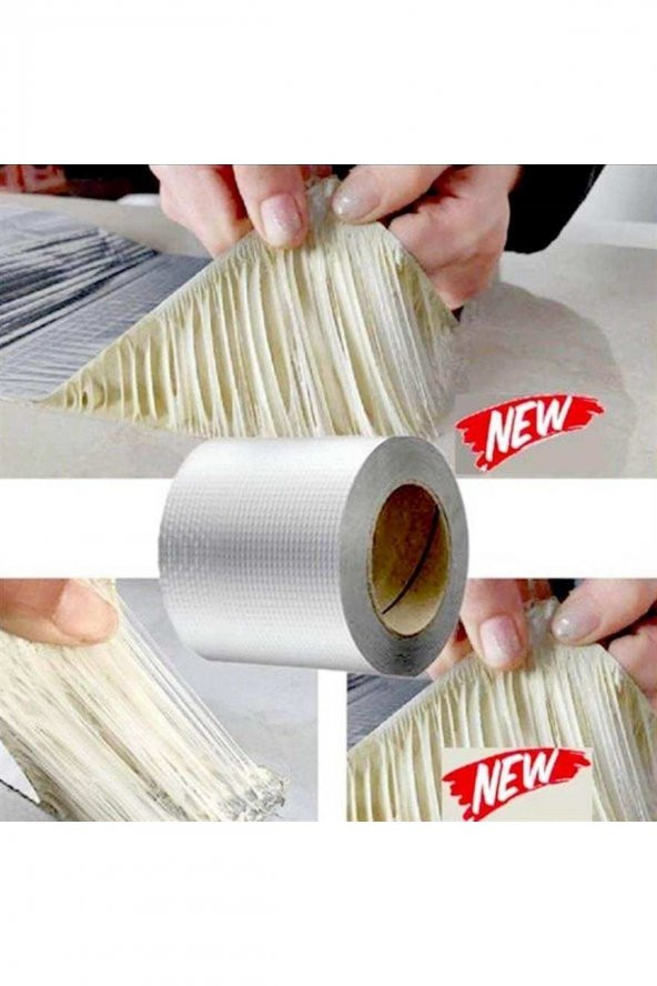 Gum Tape Sakız Bant 48 Mm X 2 Metre Alüminyum Tamir Bandı ürün görseli 1