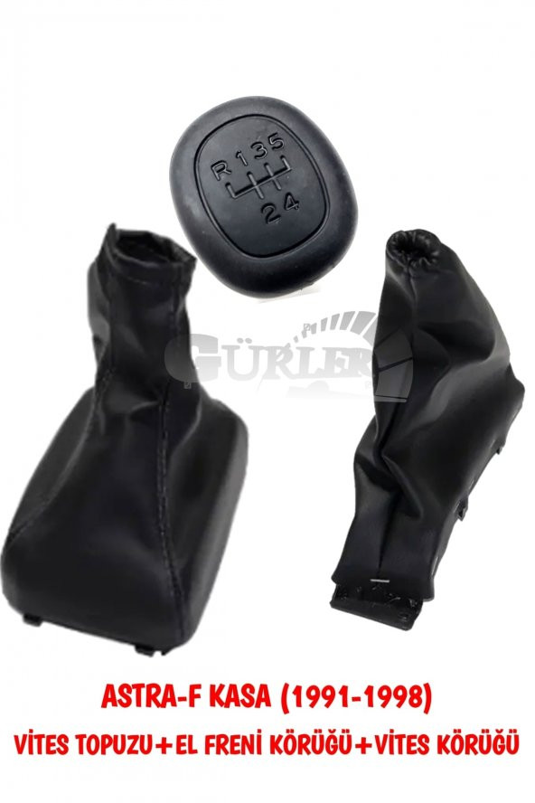 Vites Topuzu + El Freni Körüğü + Vites Körüğü 3lü Set Opel Astra F Kasa 91/98 ürün görseli 1
