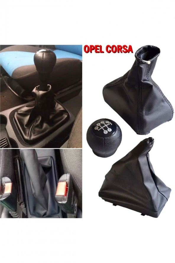 Opel Corsa C - Combo C Uyumlu Vites Körüğü+el Freni Körüğü+vites Topuzu 3lü Set ürün görseli 1