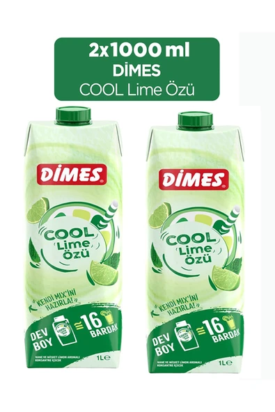 Dimes Cool Lime Özü 1 lt 2 li ürün görseli 1