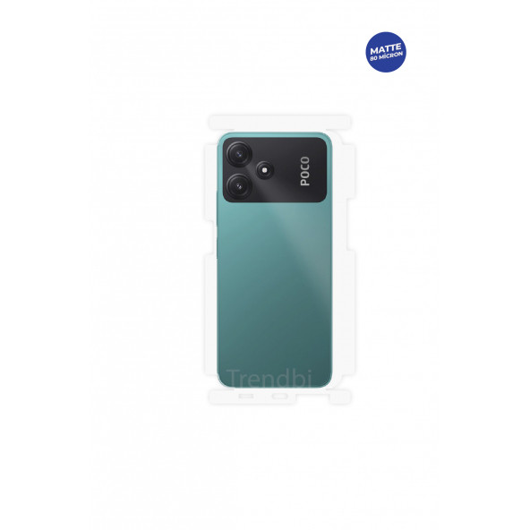 POCO M6 PRO MAT ARKA VE YAN KORUYUCU TPU FİLM ürün görseli 1