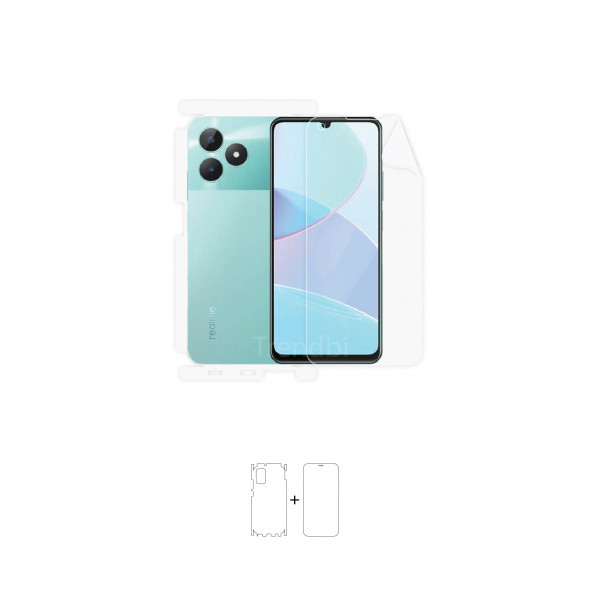 REALME C51 ÖN,ARKA VE YAN TAM KAPLAMA 360 DERECE FULL BODY KORUYUCU POLİÜRETAN FİLM ürün görseli 1