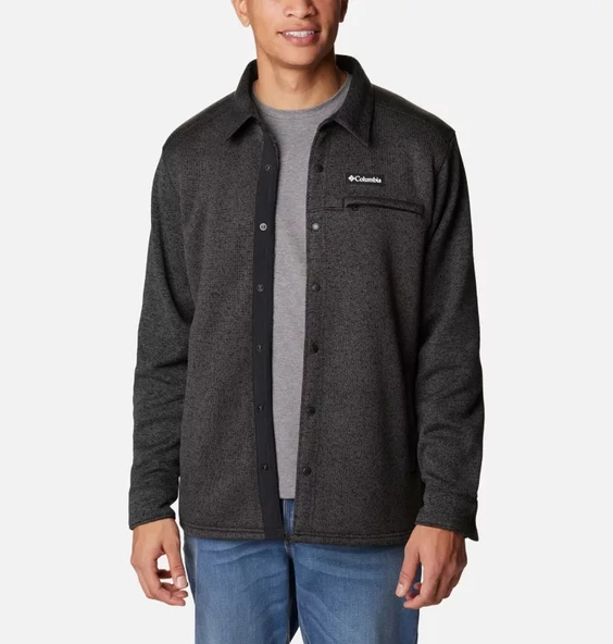 Columbia Sweater Weather™ Shirt Jacket Erkek Polar Ceket AM1376-010 ürün görseli 1