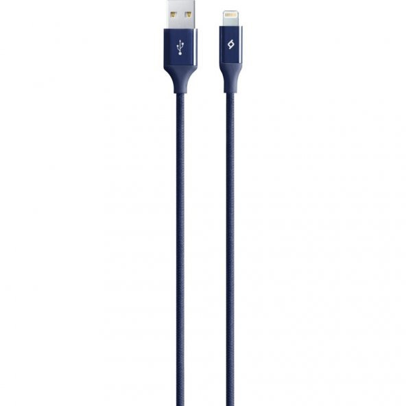 Ttec AlumiCable Lightning Cable Dark Blue 1.2M - 2DK16L - Resim 2