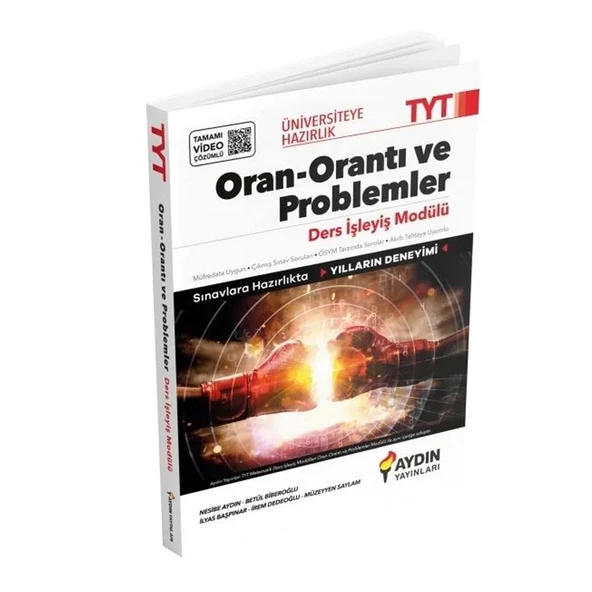 Aydın YKS TYT Oran-Orantı ve Problemler Ders İşleyiş Modülü Aydın Yayınları ürün görseli 1
