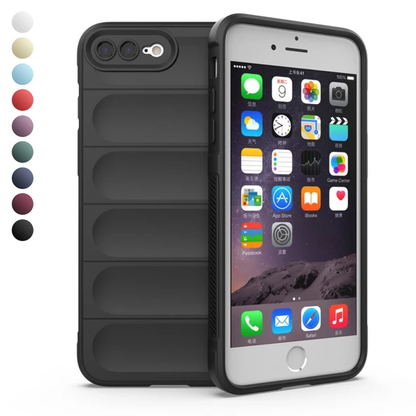 iPhone 7 Plus / 8 Plus Kılıf Optimum Lens Çerçeveli Silikon Kapak ürün görseli 1