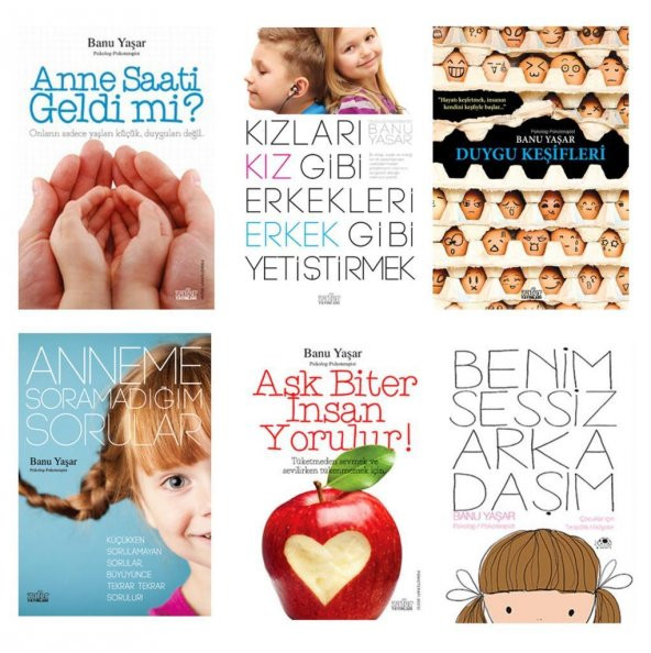 Psikoterapist Banu Yaşar Çocuk Eğitimi Seti 6 Kitap ürün görseli 1