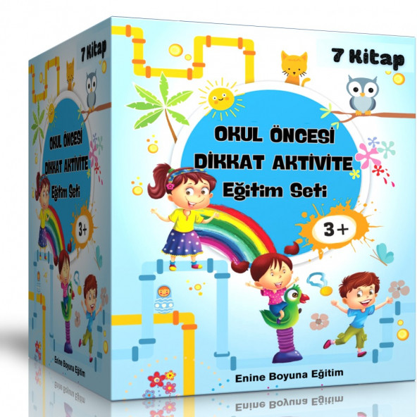 Okul Öncesi Dikkat Aktivite Eğitim Seti-7 Süper Kitap ürün görseli 1
