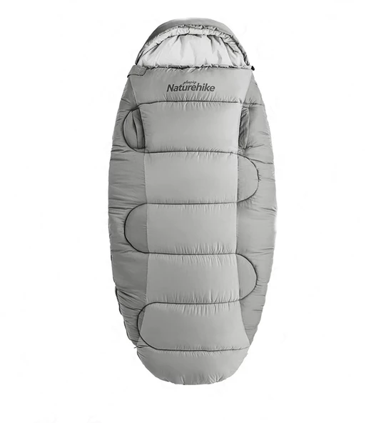 Naturehike PS200 Oval Ultralight Uyku Tulumu -4°C ( Cloudy Grey )  Left ürün görseli 1