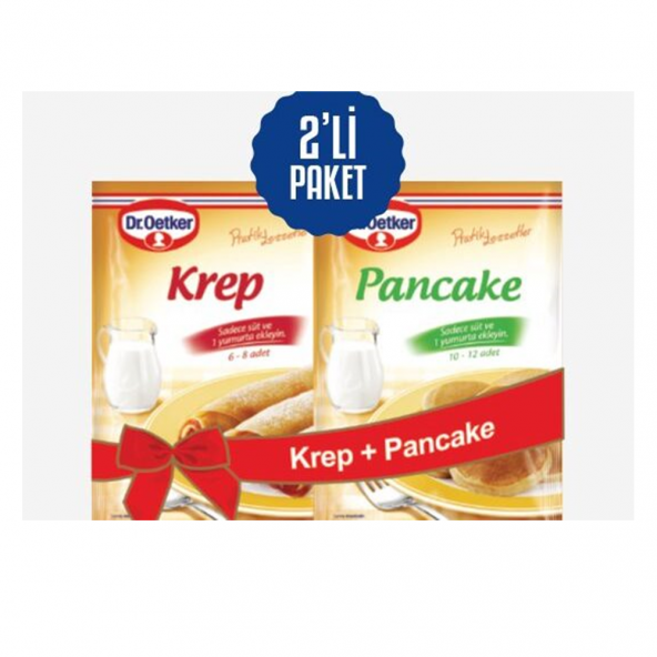 Dr. Oetker Pancake + Dr. Oetker Krep İkili Paket ürün görseli 1