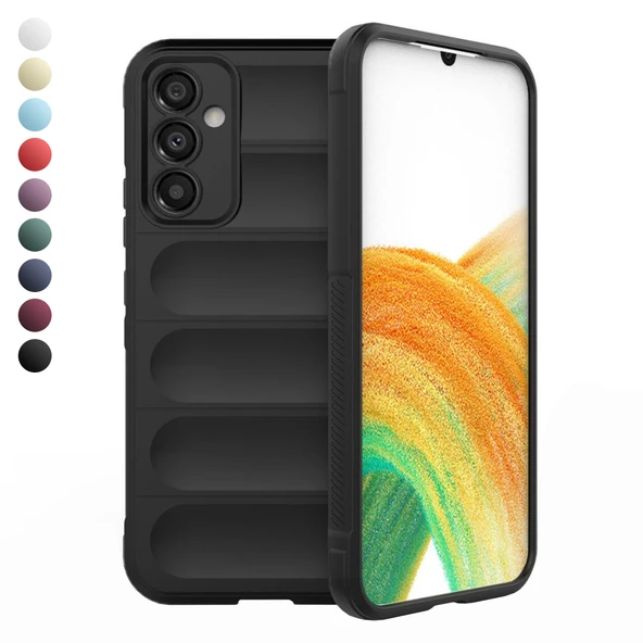 Samsung Galaxy A14 Kılıf Optimum Lens Çerçeveli Silikon Kapak ürün görseli 1