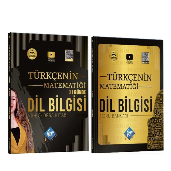 Kr Akademi TYT AYT KPSS Dil Bilgisi Türkçenin Matematiği Video Ders Kitabı ve Soru Bankası Seti ürün görseli 1