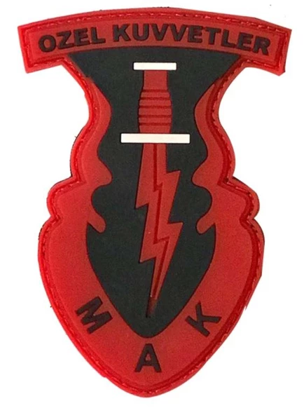 Single Sword 3d Plastik Mak Özel Kuvvetler Arması Patch - Resim 3