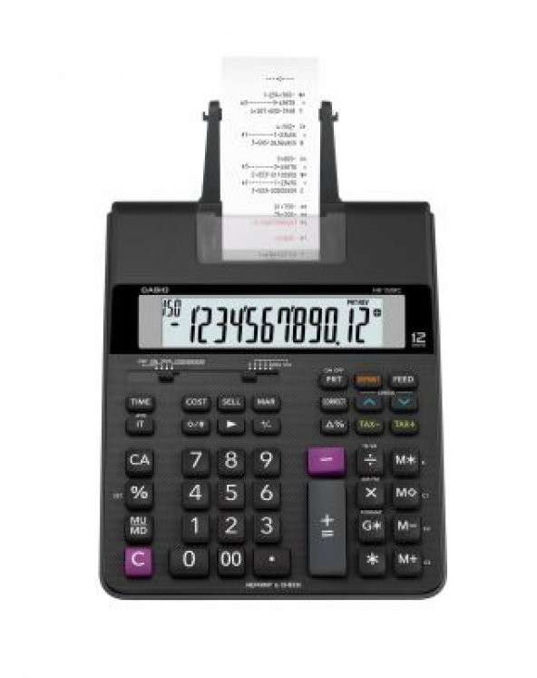 Casio HR-150RC-DC 12 Hane Şeritli Hesap Makinesi ürün görseli 1