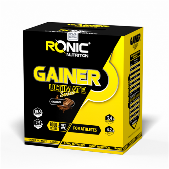 Gainer Ultimate 6000 G Kilo Almaya Yardımcı Karbonhidrat Tozu (Çikolata Aromalı) ürün görseli 1